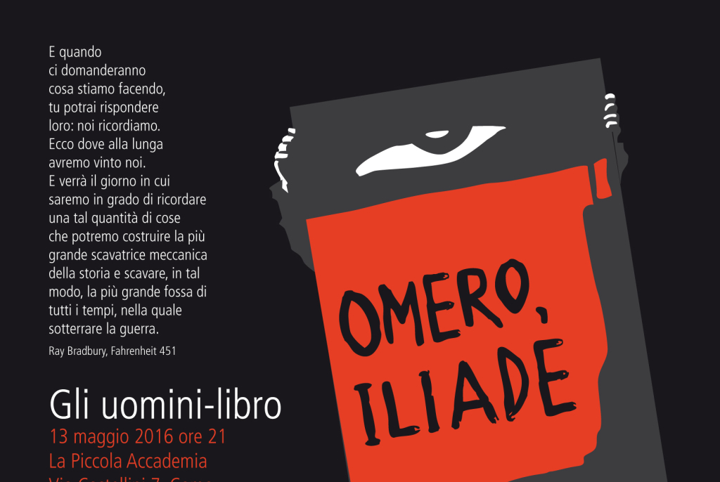 Uomini-libro: ILIADE di TeatroGruppo Popolare