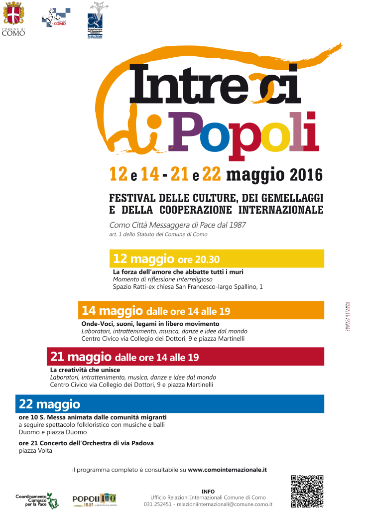Intrecci di popoli Como 2016